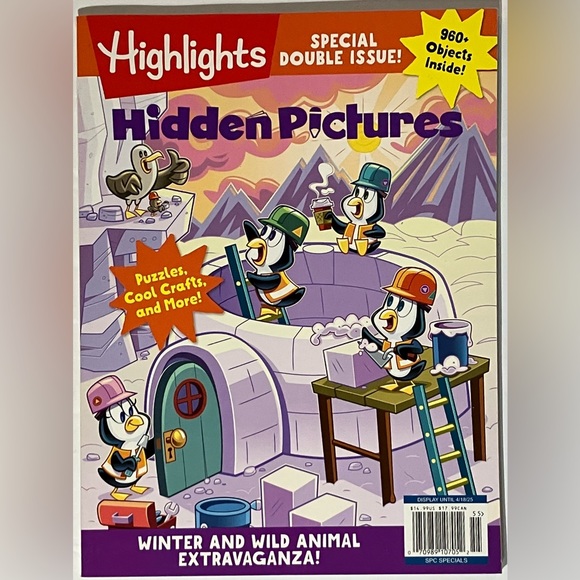 Highlights Hidden Pictures Magazine Winter & Wild Extravaganza Double Issue *New - Picture 1 of 5
